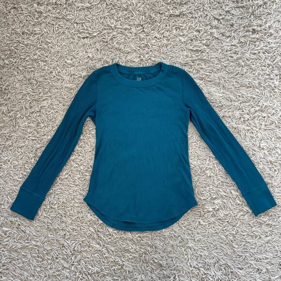 GAP Women’s Thermal Shirts – Yellow & Teal – Size XS/S - Picture 6 of 9